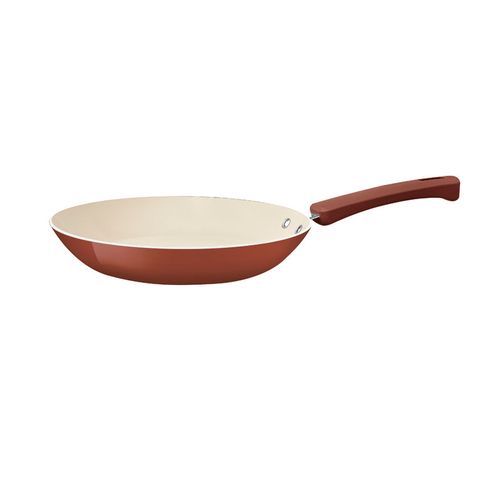 Sartén Tramontina Veronese en Aluminio Reciclado con Revestimiento Interno Cerámico y Externo Siliconado Arcilla 24 cm 1,2 L