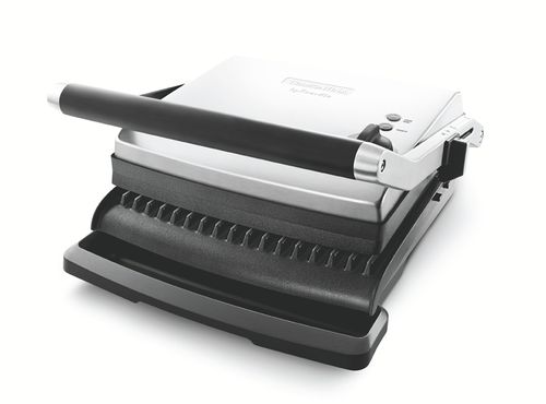 Grill Eléctrico Tramontina by Breville Adjusta de acero inoxidable con bandeja desmontable 220V