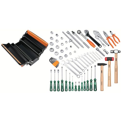 Caja Con Herramientas 65 Piezas Tramontina Pro
